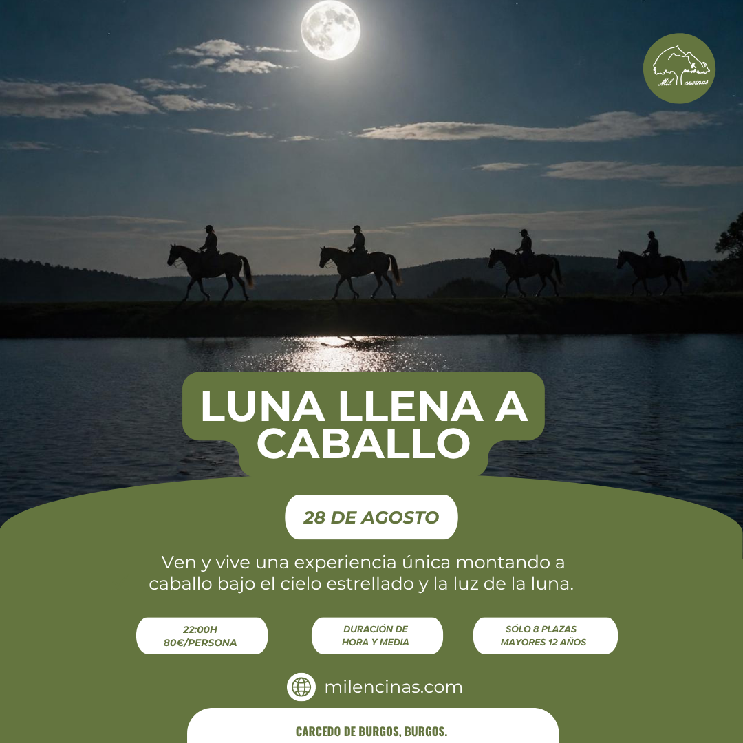 Especial Luna Llena: Ruta Nocturna a Caballo