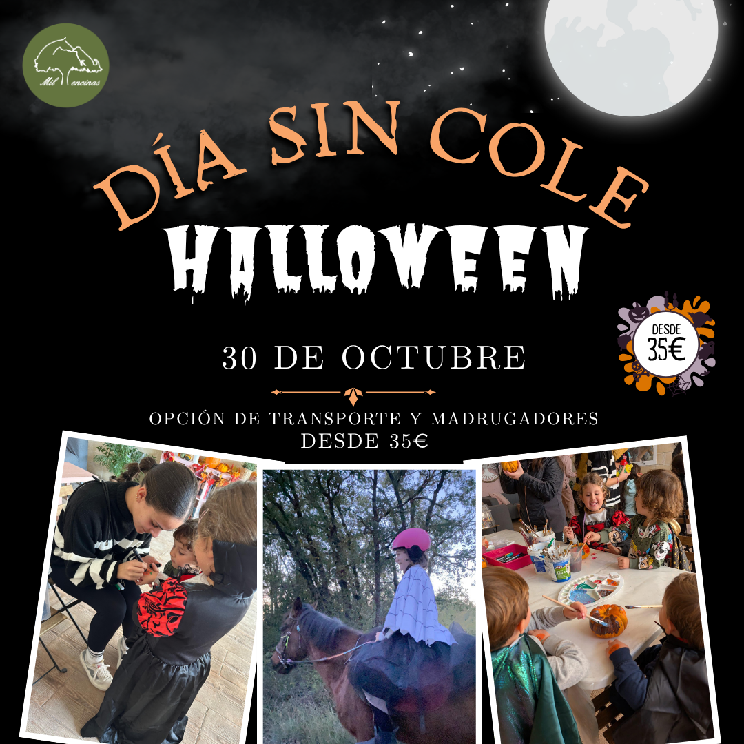 Día sin cole 30 de octubre – Halloween 👻 (Niñ@s de 2 a 12 años)